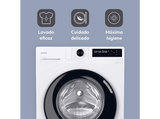 Lavadora carga frontal - Candy BR 412BL8-S, ProWash 500, 12 kg, 1400 rpm, 16 Programas, Motor Inverter, Wi-Fi, Blanco