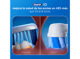 Cepillo eléctrico - Oral-B iO 2, Pack dúo, 2 recambios, 3 modos, Temporizador, Sensor de presión, Estuche de viaje, Negro y Verde Bosque