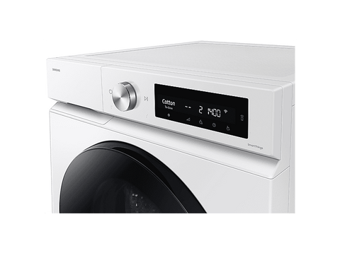 Lavadora secadora - Samsung WD11DB7B85GWU3, 11 kg, 6kg, 1400 rpm, Autodosificación, AI Wash, AI EcoBubble™, Blanco