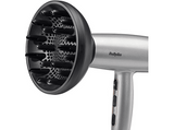 Secador - BaByliss Cosmos, 2100 W, 3 Niveles Temperatura, 2 Velocidades, Difusor incluido, Aire Frío, Plata