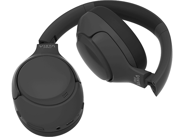 Auriculares inalámbricos - Vieta Pro Calm 2, Circumaurales, Bluetooth, Cancelación de Ruido, 60h Autonomía, Negro