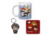 Pack Merchandising - Sherwood Harry Potter, Taza de cerámica, Llavero de goma y Posavasos de corcho