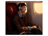Auriculares inalámbricos - Baseus Inspire XH1 Sound By Bose, Wireless, Cancelación de Ruido, Audio Hi-Res/LDAC, Comodidad Cloud-Soft, Negro Cosmic