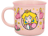 Taza - Sherwood Super Mario: Princesa Peach, Efecto térmico, 350 ml, 9.5 cm, Rosa