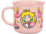 Taza - Sherwood Super Mario: Princesa Peach, Efecto térmico, 350 ml, 9.5 cm, Rosa