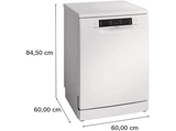 Lavavajillas - Bosch SMS46KW02E, 13 cubiertos, 6 programas, 60 cm, AquaStop, Blanco