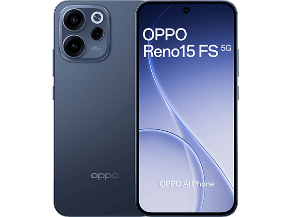 Móvil - OPPO Reno15 FS, Twilight Black, 512 GB, 8 GB RAM, 6.57" AMOLED, Qualcomm Snapdragon 6 Gen 1, 6500 mAh