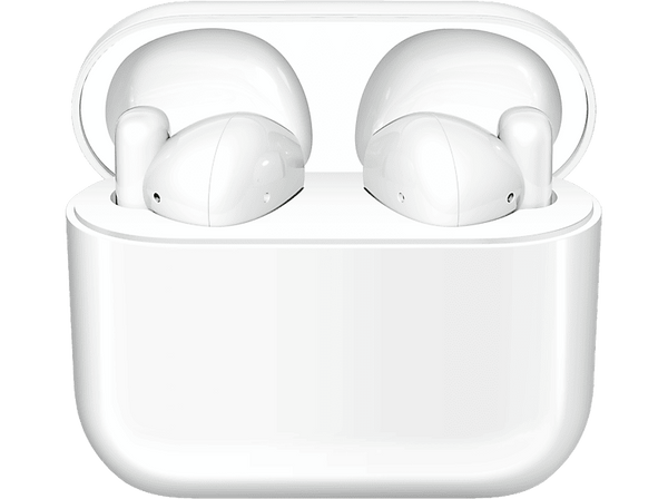 Auriculares True Wireless - JVC HA-A4T, 30 h Autonomía, IPX4, Bluetooth, Control Remoto y Micrófono, Blanco