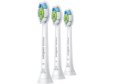 Recambio para cepillo dental - Philips Optimal White HX6063/87, Cabezal Sonicare, Pack 2+1, Blanqueador, Control antiplaca, Suavidad media, Blanco