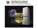 Frigorífico combi - LG GBBS514AMB, No Frost, 186 cm, 333 l, DoorCooling+™, FRESHBalancer™, Acero texturizado antihuellas
