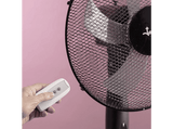 Ventilador de pie - Jata JVVP3245, 50W, 3 Velocidades, Altura Ajustable, Caudal 326.4 m³/h, Estancias de hasta 30 m², Negro