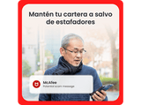 Antivirus - McAfee®+ LiveSafe, Seguridad en Internet para dispositivos ilimitados, Suscripción 1 año, Código de descarga (Renovación automática)