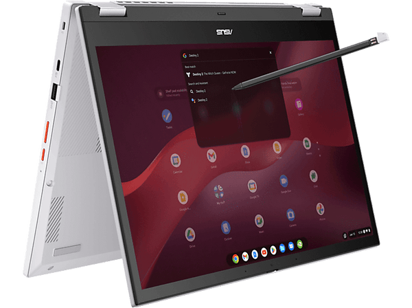 Portátil - ASUS Chromebook Vibe CX34 Flip CX3401FBA-N90030, 14" WUXGA, Intel® Core™ i5-1235U, 8GB RAM, 256GB SSD, Iris® Xe Graphics, ChromeOS
