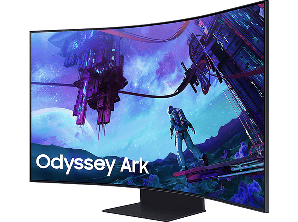 Monitor gaming - Samsung Odyssey Ark LS55CG970NUXEN, 55", UHD 4K, 1ms, Max 165Hz, WiFi, Bluetooth, Negro