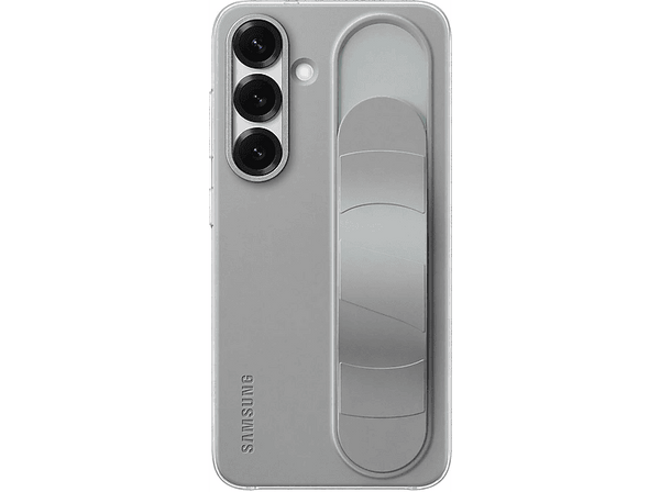 Funda - Samsung Standing Grip con soporte, Para Samsung Galaxy S25, Gris
