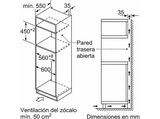Horno compacto con microondas- Balay 3CW5179B3, Serie Cristal, Multifunción, Aquálisis, 44 l, Función Aire caliente, Control Deslizante, 60 cm, Blanco