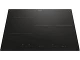 Placa inducción - Haier HAI63DC, 3 Zonas, Zona gigante de 32 cm, 9 Niveles de potencia + Booster, Negro