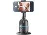 Soporte móvil - CellularLine FACECAM, Con reconocimiento facial, Rotación completa, Tecnología de funcionamiento con gestos, Universal, Negro