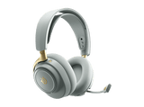 Auriculares gaming - SteelSeries Arctis Nova Elite, 30 h, Diadema, Cancelación activa de ruido (ANC), Audio alta resolución, Sage gold