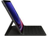 Funda tablet - Samsung  Book Cover Keyboard Slim (AI Key), compatible con Galaxy Tab S9/S9 FE, AI Assistant, 12.4, Negro