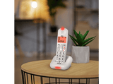 Teléfono - SPC Comfort Kairo, Análogo, 6 Niveles de Volumen, Manos Libres, Botones Grandes, Blanco