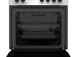 Horno - Teka HBE 435 ME, Convencional, 72 l, 60 cm, Puerta dos cristales, Inox y negro