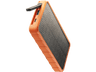Powerbank - CellularLine PBSOLAR10000O, 10000 mAh, USB tipo C a USB tipo C, Naranja y negro