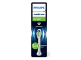 Recambio para cepillo dental - Philips Optimal White HX6063/87, Cabezal Sonicare, Pack 2+1, Blanqueador, Control antiplaca, Suavidad media, Blanco