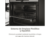 Horno - Haier Series 2 HWO60SM2F9XH, 70l, Multifunción, Pirolítico y Aquálisis, 60 cm, Wi-Fi, 13 funciones, Inox
