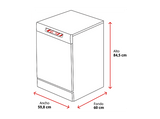 Lavavajillas - Samsung DW60DG790FSLU1, 14 servicios, 9 programas , 59.8 cm, WaterJet Clean™, Inox