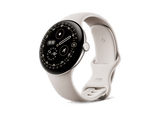 Smartwatch - Google Pixel Watch 4, AMOLED, 45 mm, Correa S-L, Aluminio 100% reciclado, Con Gemini, Plata/Porcelana