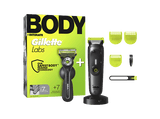 Afeitadora corporal - Gillette Labs i7 Body + Intimate, Tecnología Skinfirst, Luz LED, Wet&Dry, 3 peines, Pack con maquinilla GilletteLabs