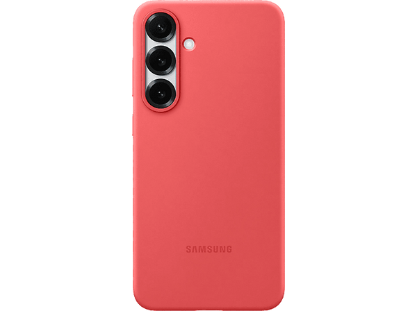 Funda - Samsung, Para Galaxy S25 Plus, De Silicona, Rojo