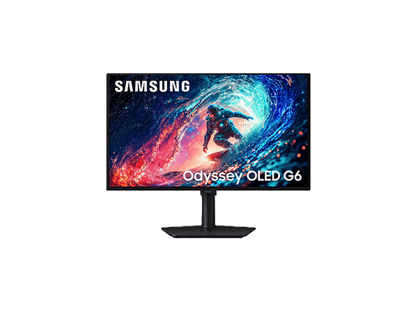 Monitor gaming - Samsung Odyssey OLED G6 LS27HG612SUXEN, 27 " WQHD, 240 Hz, 0.03 ms, QD-OLED, Altura ajustable, Sin Reflejos, Negro