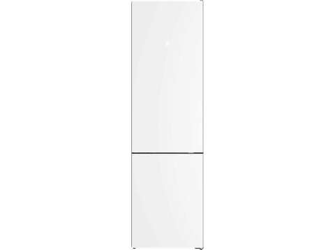 Frigorífico combi - Balay 3KFD855BI, Total No Frost, 203 cm, 363 l, Cristal blanco, Acero inoxidable