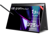 Convertible 2 en 1 - LG 16T90SP-K.AA75B, 16, WQXGA+, Intel® Evo™ Edition Core™ Ultra 7-155H, 16 GB RAM, 512 GB SSD, W11, Negro Obsidiana