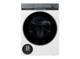 Lavadora carga frontal - Haier X9 Series HW100-BD14387US, 10 kg, 1400 rpm, Autodosificación, Función Vapor, Aquastop, Blanco