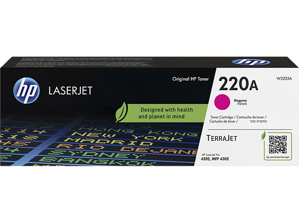 Tóner - HP LaserJet 220A Magenta, Alto rendimiento, Hasta 1800 páginas, HP TerraJet, Magenta