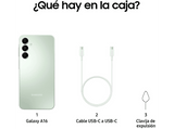 Móvil - Samsung Galaxy A16 LTE, Light Green, 256 GB, 8 GB RAM, 6.7 FHD+ Super AMOLED, Mediatek G99 Octa-core, 5000 mAh, Android