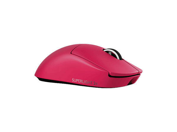 Ratón gaming - Logitech G Pro X Superlight 2C, Inalámbrico, 44.000ppp, Bluetooth-Lightspeed, Interruptores, PC-Mac, Botones personalizables, Rosa