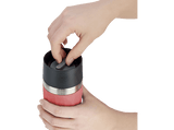 Taza térmica - Tefal N2160410, 0.3 l, Funda de silicona, Acero inoxidable, Rojo