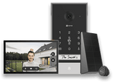 Videoportero - Ezviz EP7, 2K, Pantalla táctil 7, Audio bidireccional, WiFi, Carga solar, Negro