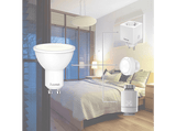 Bombilla inteligente - Hama GU10, WiFi, sin concentrador, 5,5W, compatible con Alexa y Google Assistant
