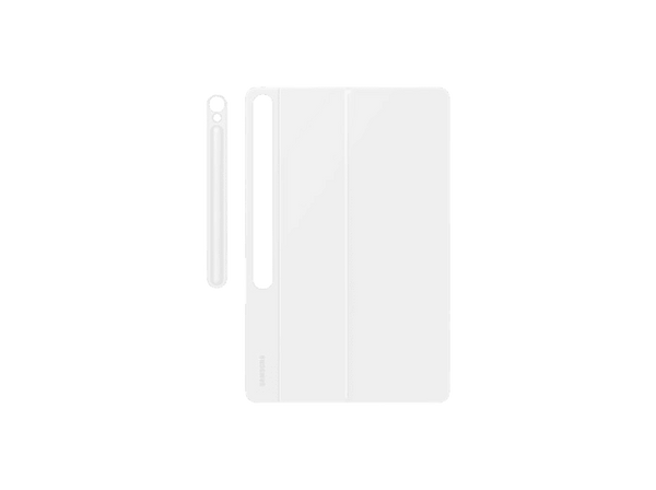 Funda tablet - Samsung Book Cover Slim, Compatible con Galaxy S10 FE+, AI Assistant, Blanca