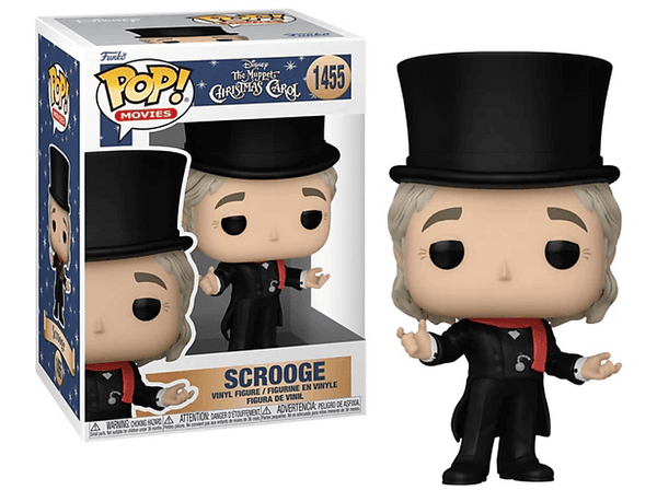 Figura Funko Pop! - Movies: The Muppet Christmas Carol - Scrooge, Vinilo, 9 cm