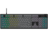 Teclado gaming - Corsair K55 Core, Con cable, Iluminación LED RGB, 4 teclas multimedia, Dark Grey