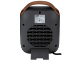 Calefactor - De Longhi HFX30C18.IW, 1800W, Cerámico, Anti-congelación, Termostate ajustable, Negro/Gris