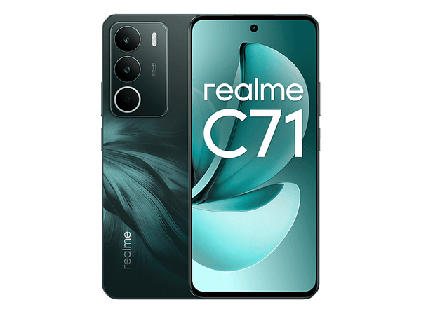 Móvil - realme C71, Verde, 256 GB, 4 GB RAM, 6.67" Eye Comfort 120Hz, UNISOC T7250, 6000 mAh