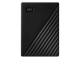 Disco duro externo 2 TB - Western Digital WD My Passport, Portátil, HDD, USB 3.2, Funciona con Chromebook, Negro