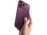 Powerbank - Baseus Picogo Air AM71, 5000 mAh, 22,5W, Carga inalámbrica 15W, USB-C, Ultrafina, Certificado CCC, Dark Cherry